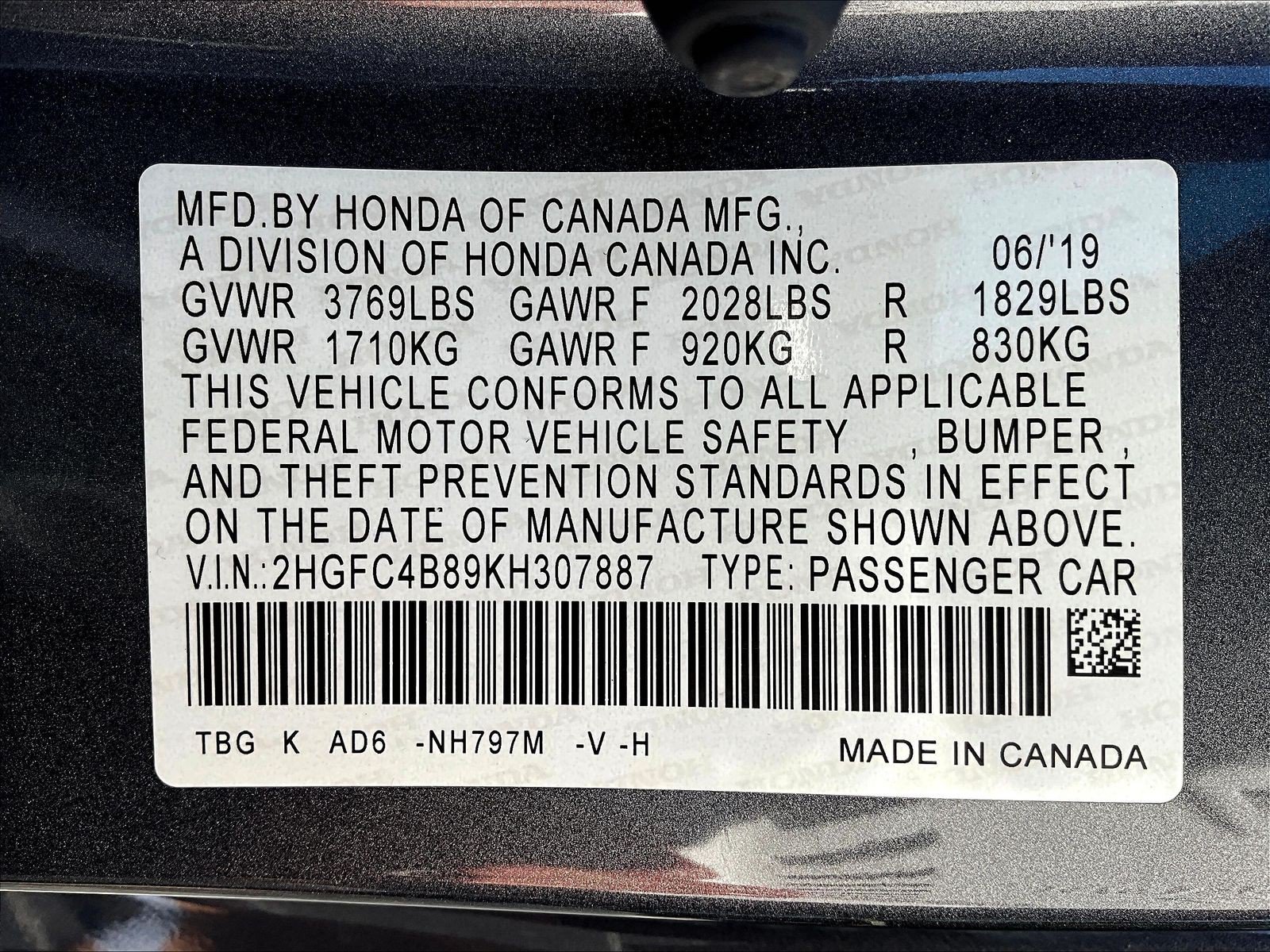 Used 2019 Honda Civic Sport image 18