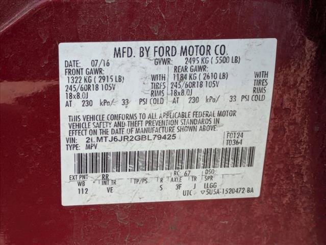 Used 2016 Lincoln MKX Premiere FWD image 19