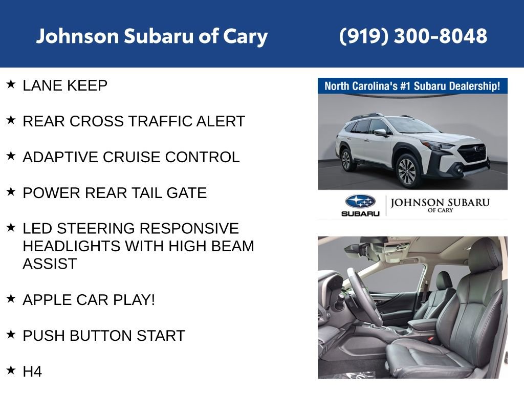 Used 2023 Subaru Outback Touring w/ Tech Package 3 AWD/4WD image 12