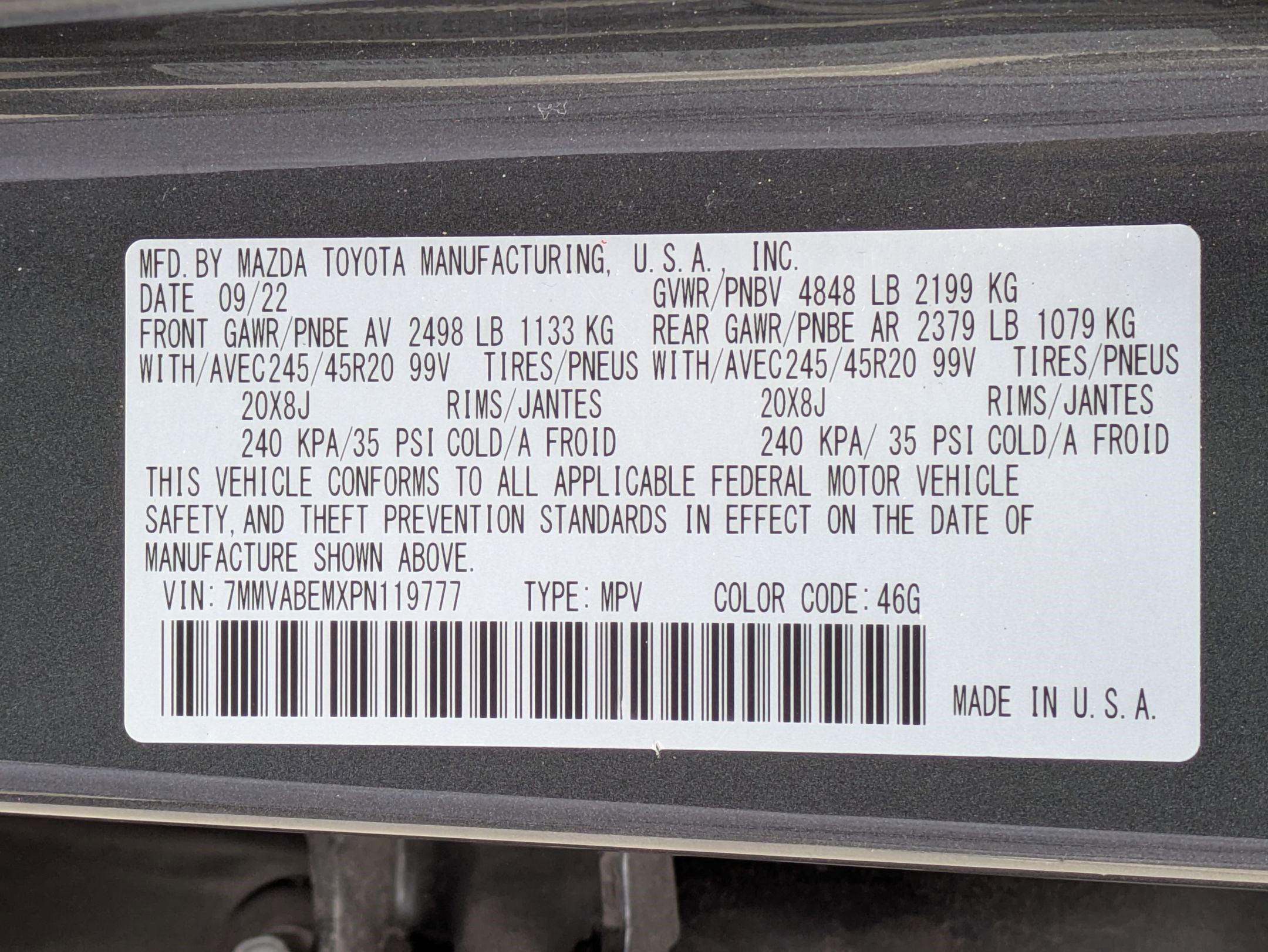 Certified 2023 MAZDA CX-50 AWD 2.5 S w/ Cargo Package image 23