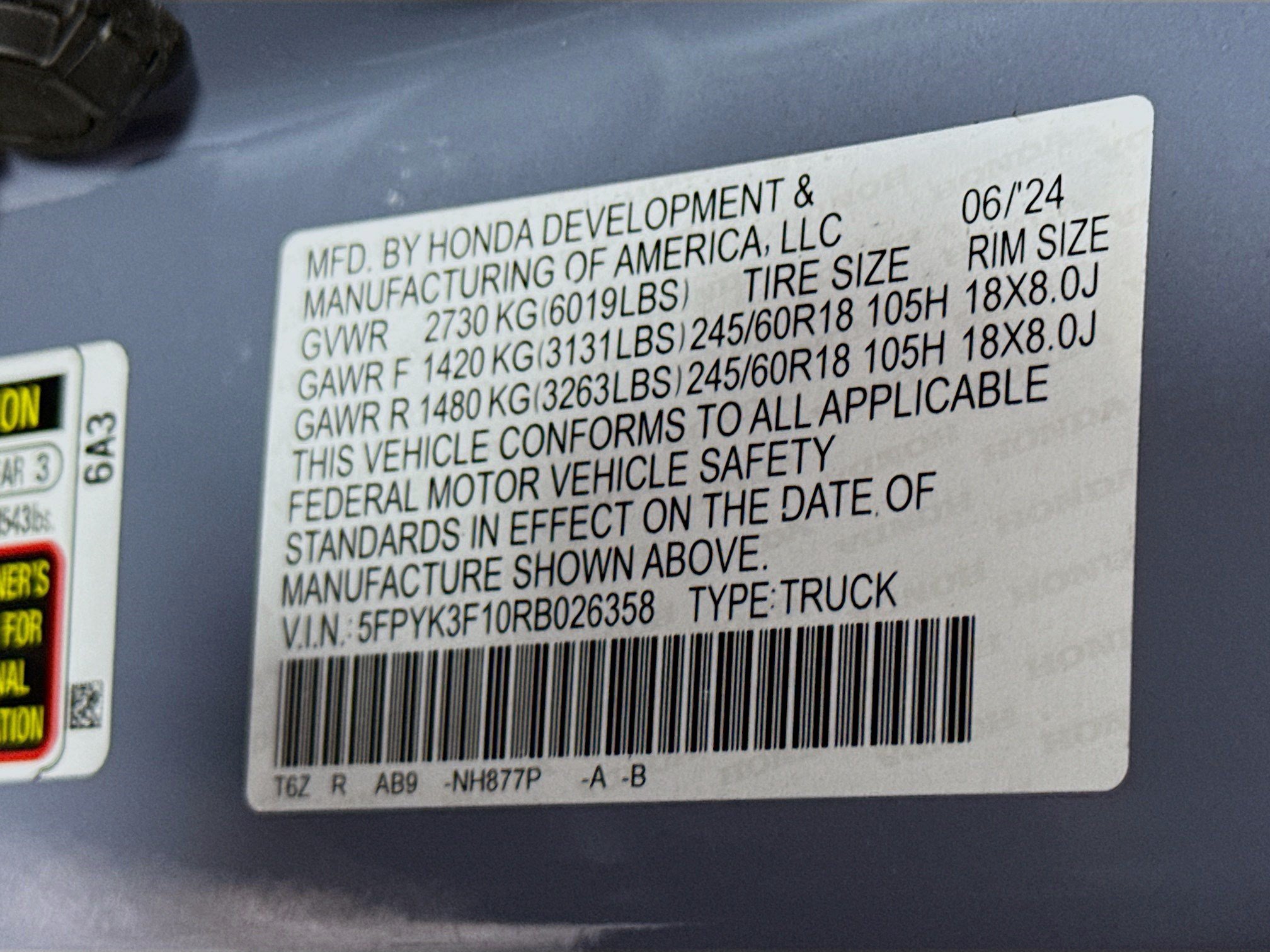 Used 2024 Honda Ridgeline Sport image 40