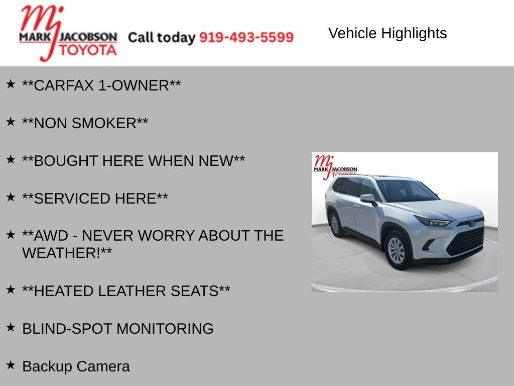 Used 2025 Toyota Grand Highlander AWD image 6