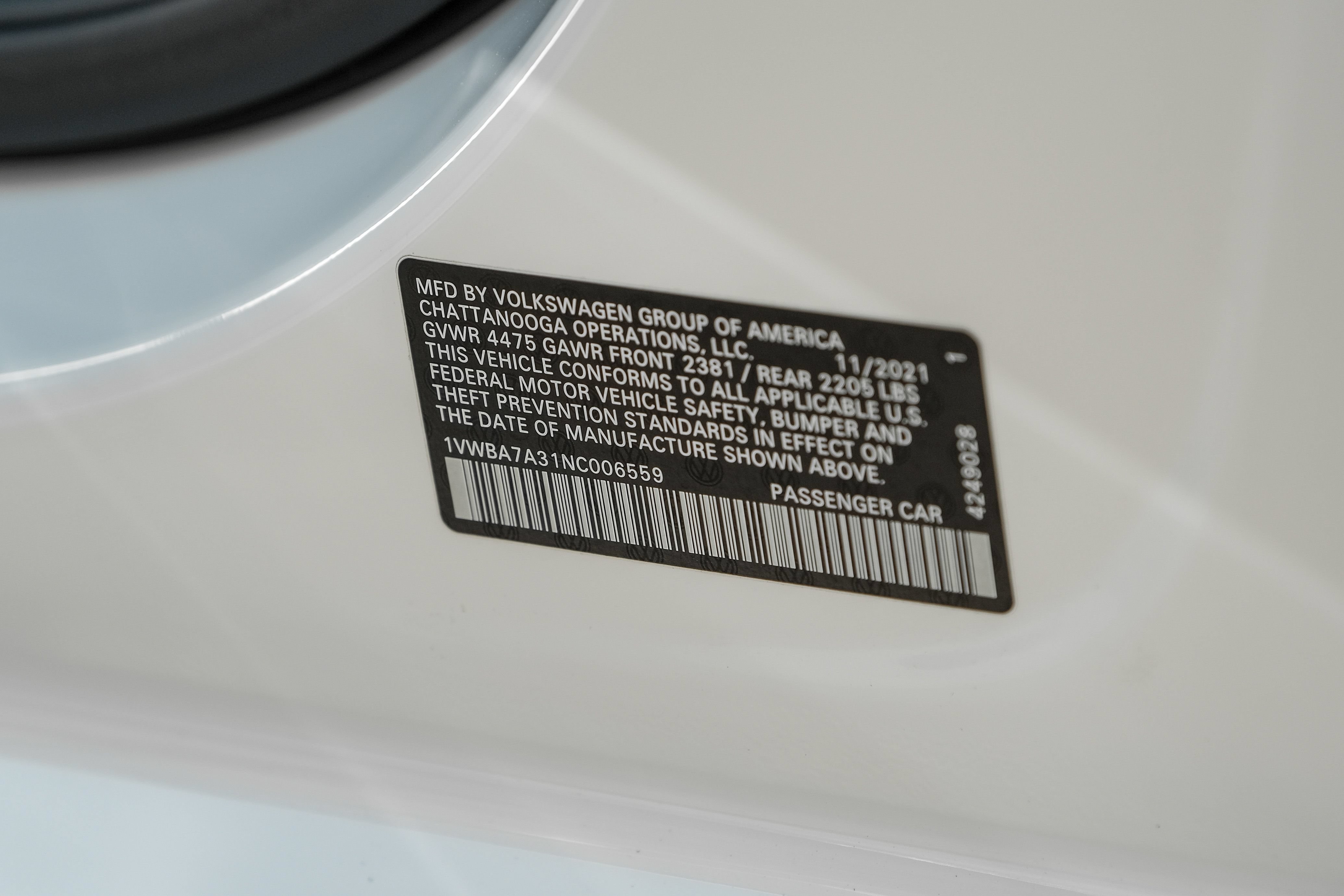 Used 2022 Volkswagen Passat 2.0T FWD image 62
