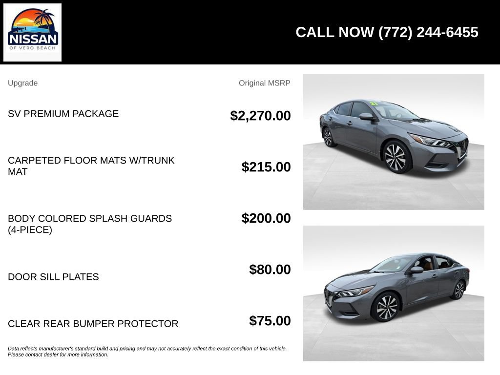 Used 2021 Nissan Sentra SV w/ SV Premium Package FWD image 6