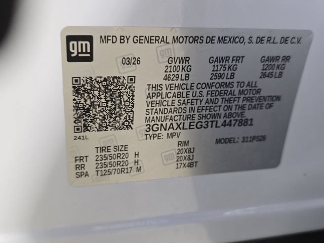 New 2026 Chevrolet Equinox RS w/ Convenience Package III FWD image 38