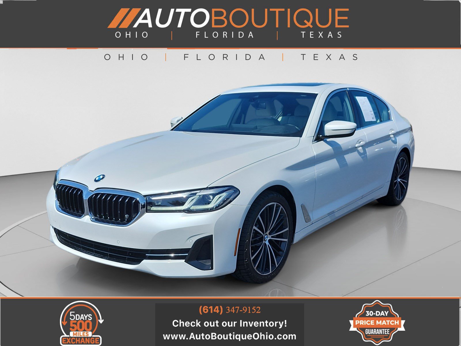 Used 2021 BMW 530i w/ Premium Package RWD image 1