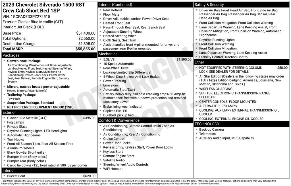 Used 2023 Chevrolet Silverado 1500 RST RWD image 6
