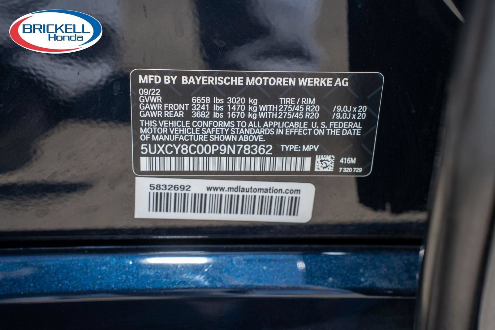 Used 2023 BMW X6 M50i w/ Executive Package AWD/4WD image 39