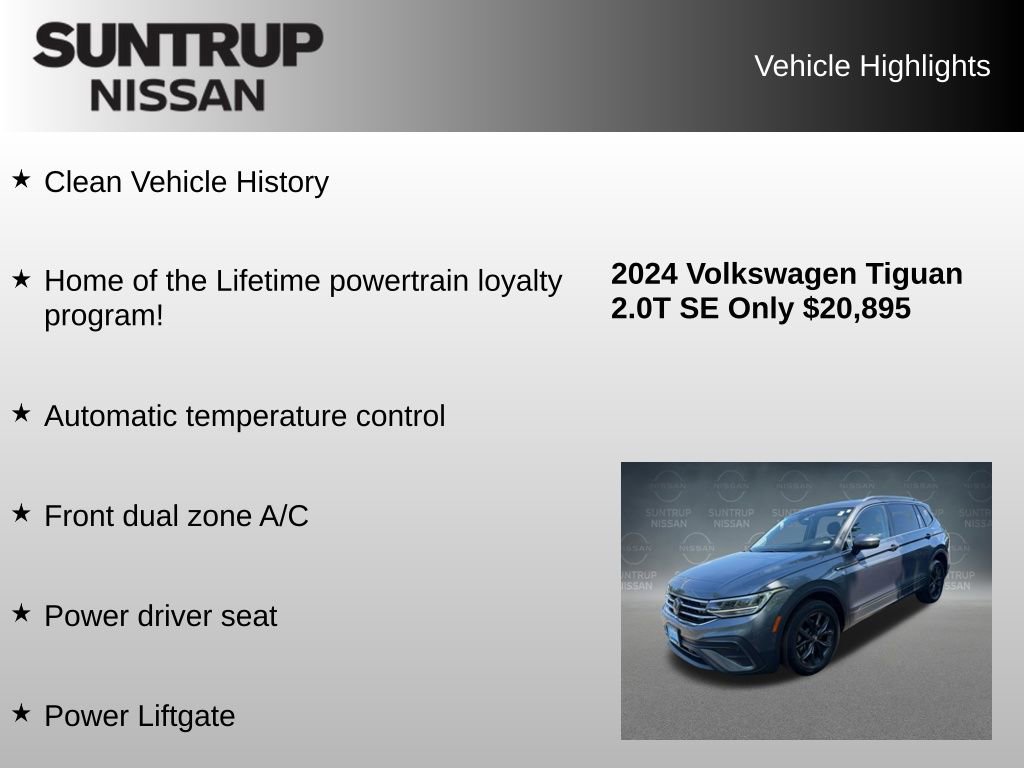 Used 2024 Volkswagen Tiguan SE FWD image 7