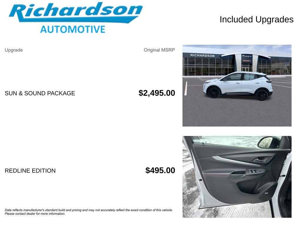 Used 2023 Chevrolet Bolt EUV Premier w/ Sun & Sound Package image 6