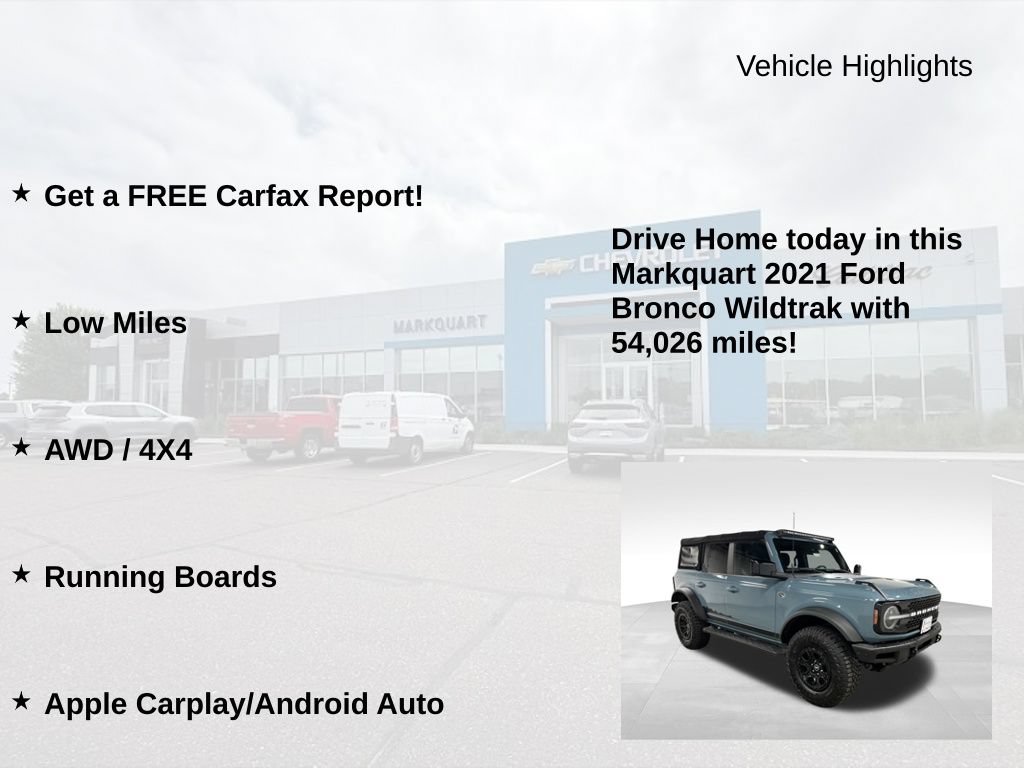 Used 2021 Ford Bronco Wildtrak AWD/4WD image 9