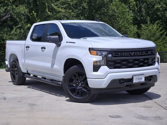 New 2026 Chevrolet Silverado 1500 Custom w/ Turbomax Blackout Package RWD image 1