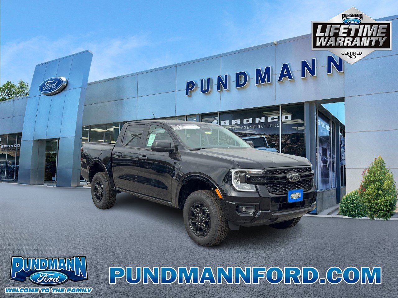 New 2025 Ford Ranger XLT w/ FX4 Off-Road Package