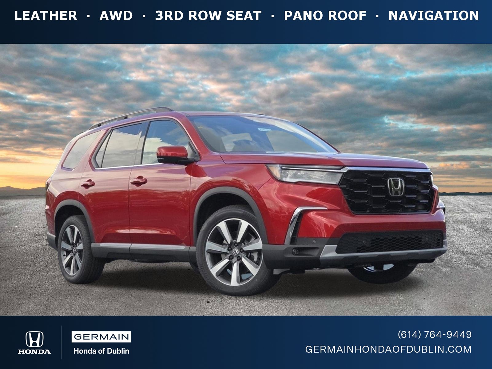 New 2025 Honda Pilot Touring image 1