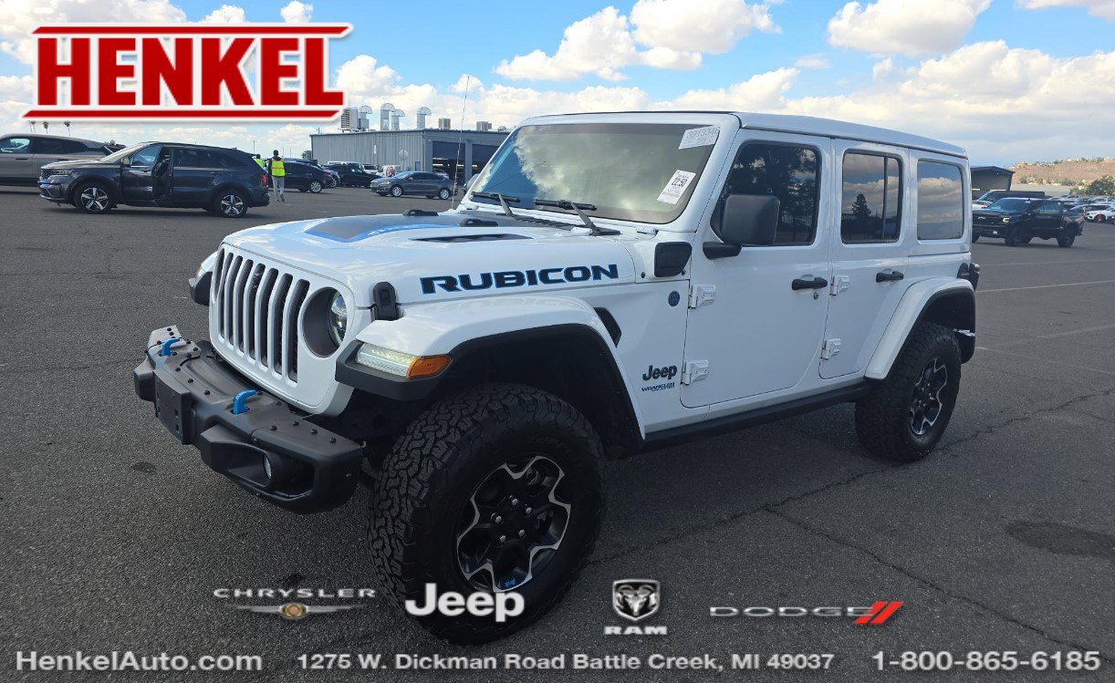 Used 2021 Jeep Wrangler Unlimited Rubicon 4xe w/ Steel Bumper Group