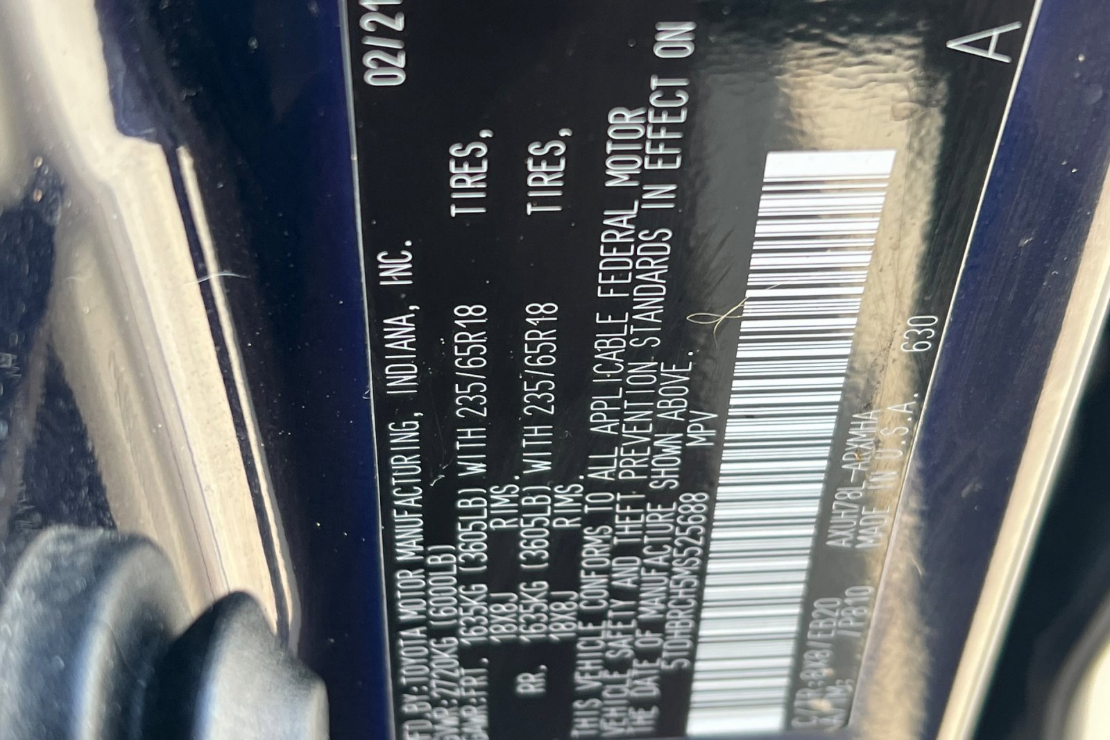 Certified 2021 Toyota Highlander XLE image 26