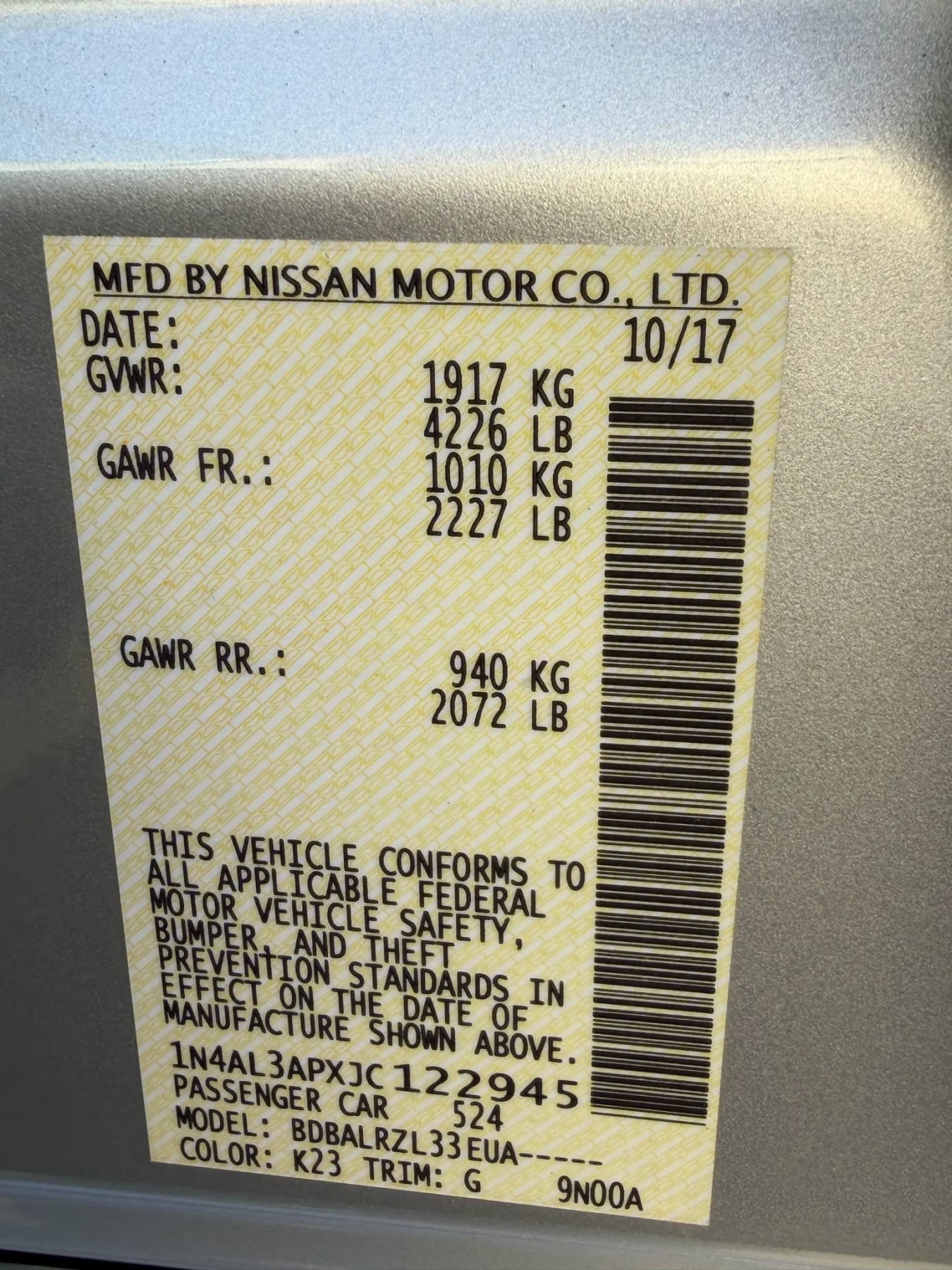 Used 2018 Nissan Altima 2.5 SL FWD image 26