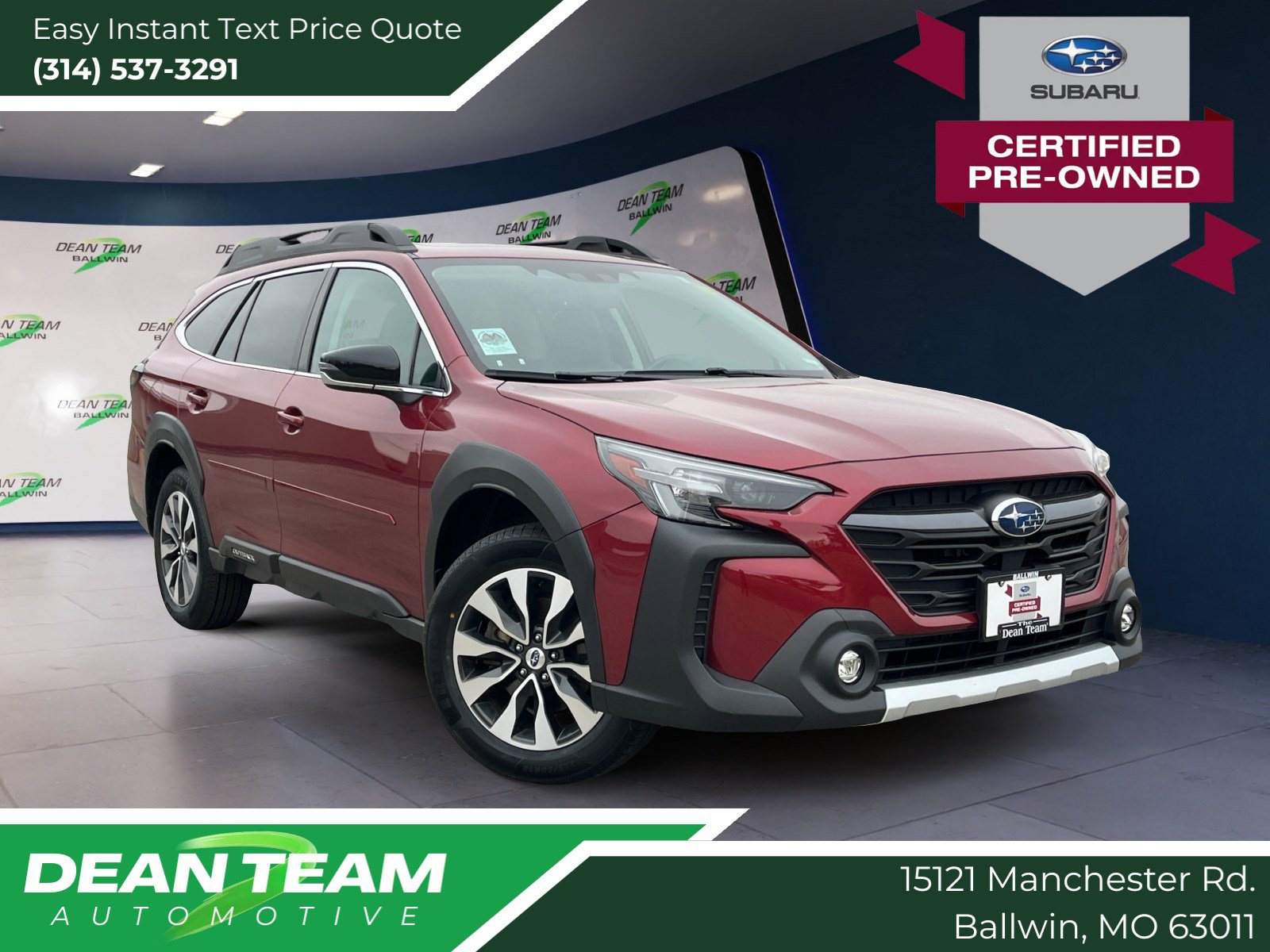 Certified 2023 Subaru Outback Limited