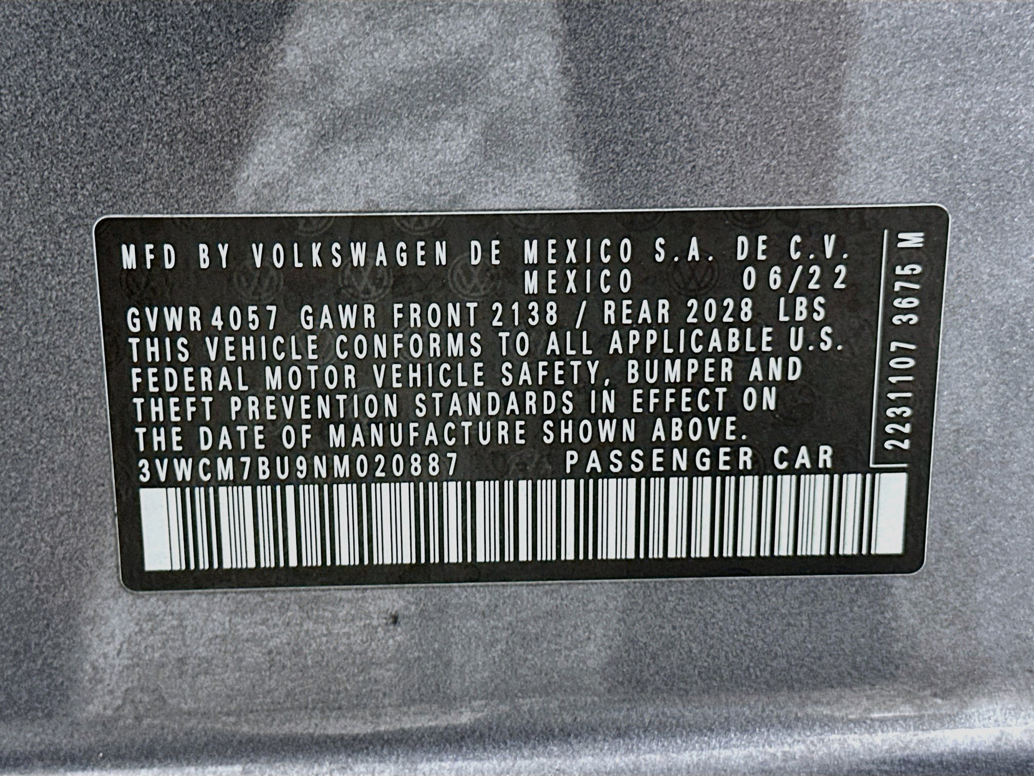 Used 2022 Volkswagen Jetta S FWD image 12