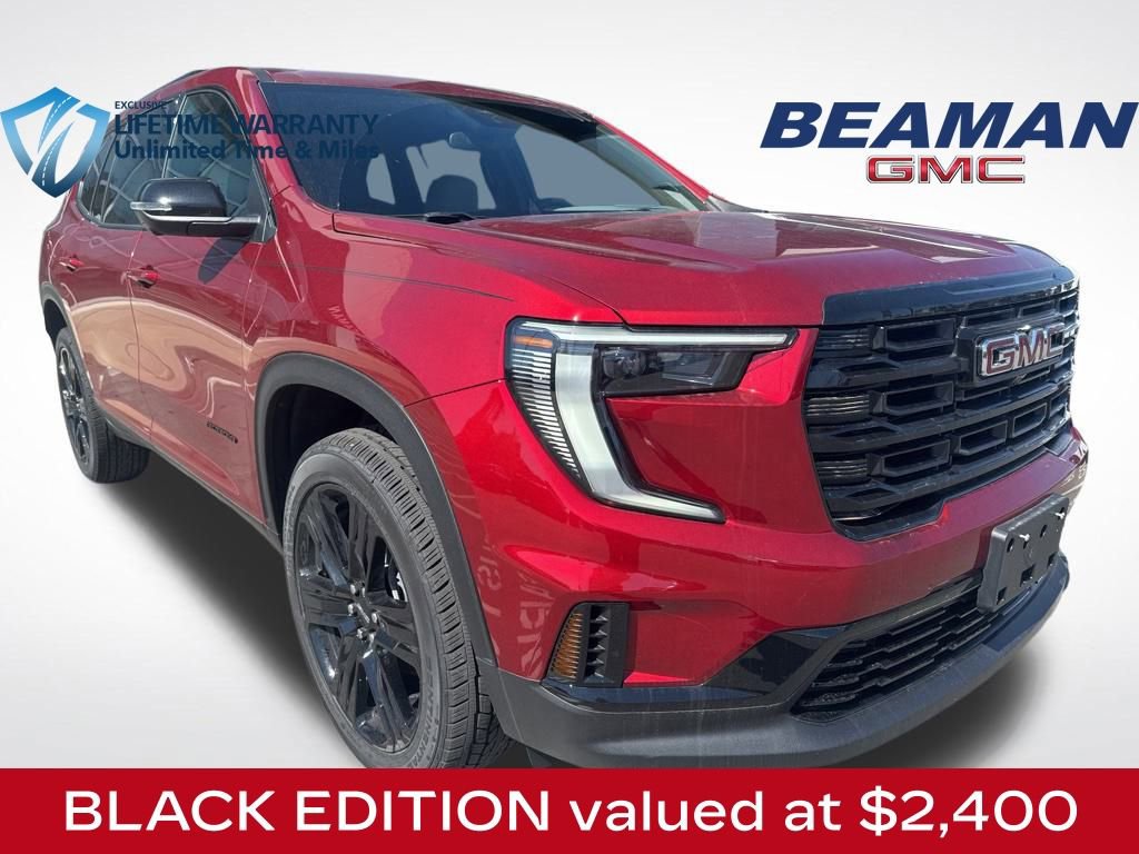 New 2025 GMC Acadia Elevation w/ Black Edition