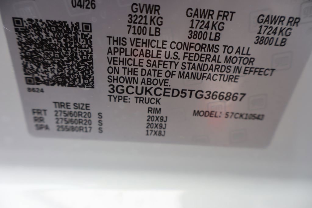 New 2026 Chevrolet Silverado 1500 Custom Trail Boss w/ LPO, Dark Essentials Package AWD/4WD image 28