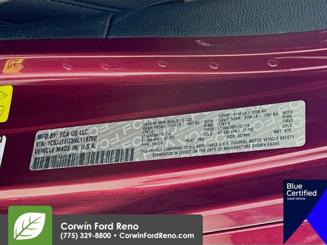 Used 2022 Jeep Gladiator Mojave w/ Trailer Tow Package image 35