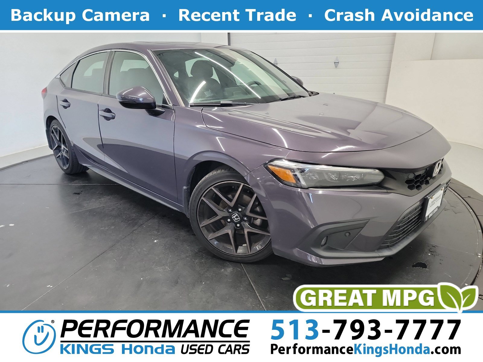 Used 2022 Honda Civic Sport Touring