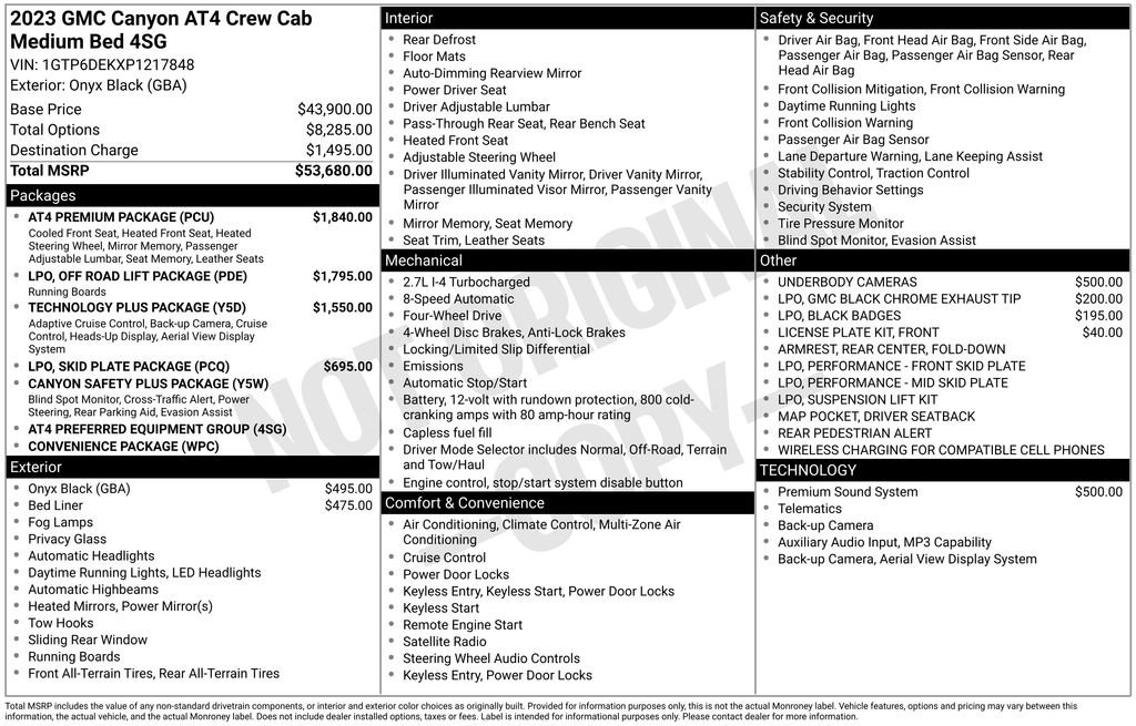 Used 2023 GMC Canyon AT4 w/ AT4 Premium Package AWD/4WD image 43