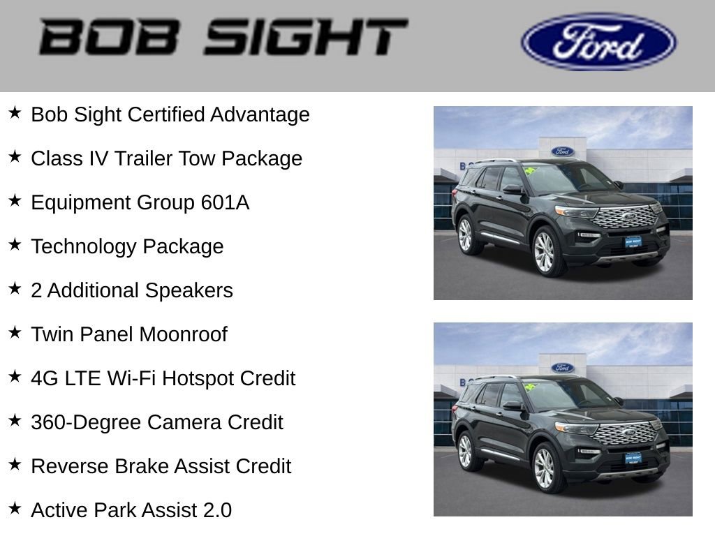 Used 2024 Ford Explorer Platinum w/ Technology Package image 3