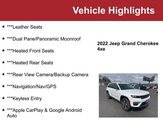 Used 2022 Jeep Grand Cherokee Limited 4xe image 2