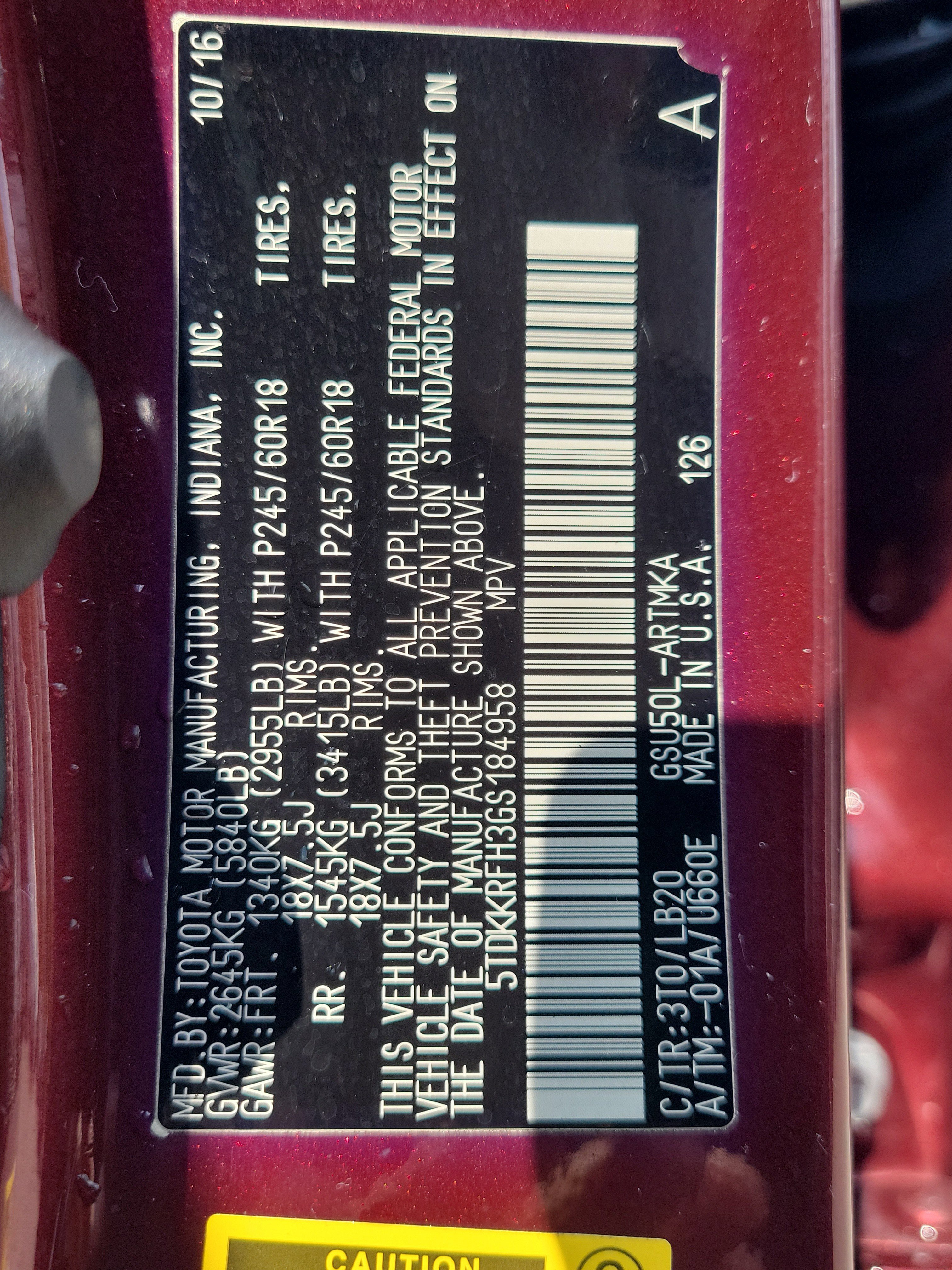 Used 2016 Toyota Highlander XLE image 38