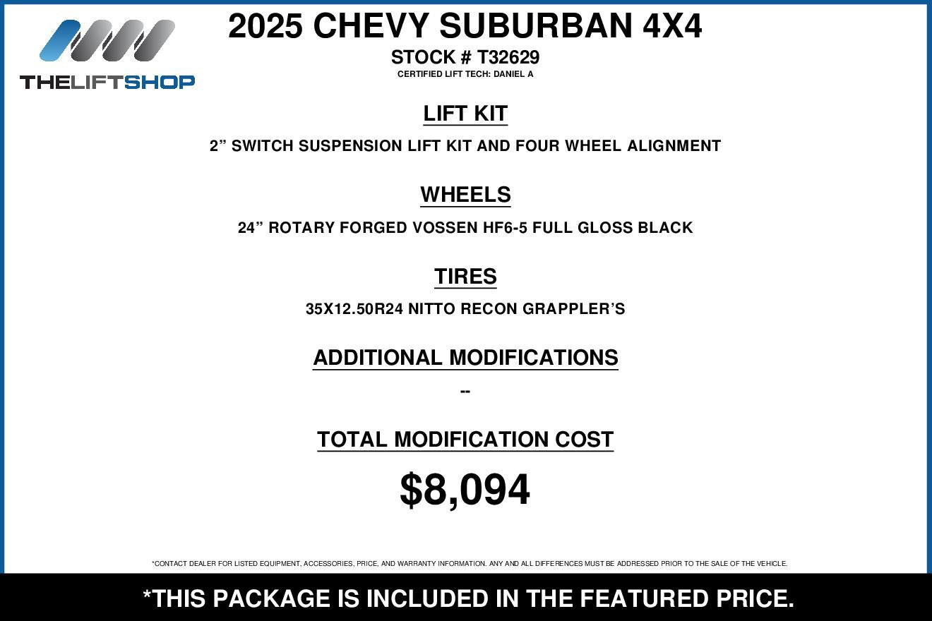 Used 2025 Chevrolet Suburban High Country AWD/4WD image 2