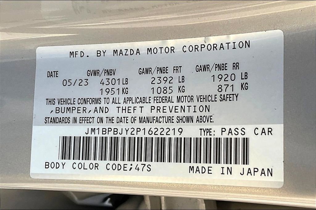 Used 2023 MAZDA MAZDA3 AWD 2.5 Turbo Hatchback image 34