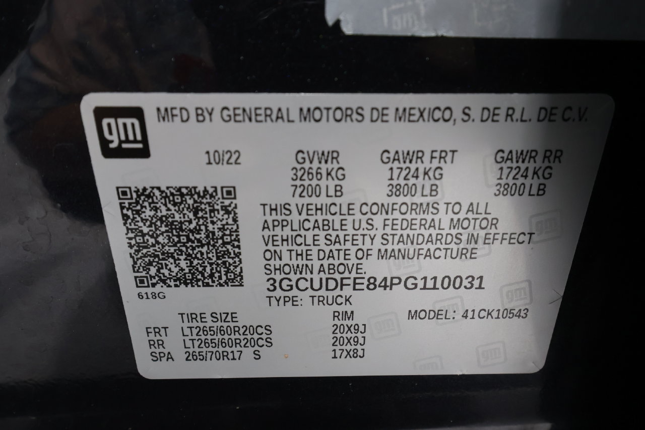 Certified 2023 Chevrolet Silverado 1500 LT Trail Boss w/ LPO, Dark Essentials Package AWD/4WD image 32