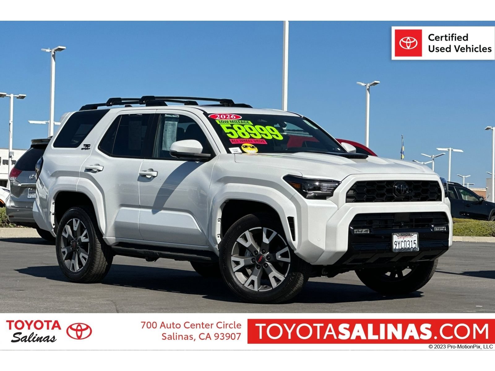 Certified 2026 Toyota 4Runner TRD Sport Premium w/ Tow Technology Package