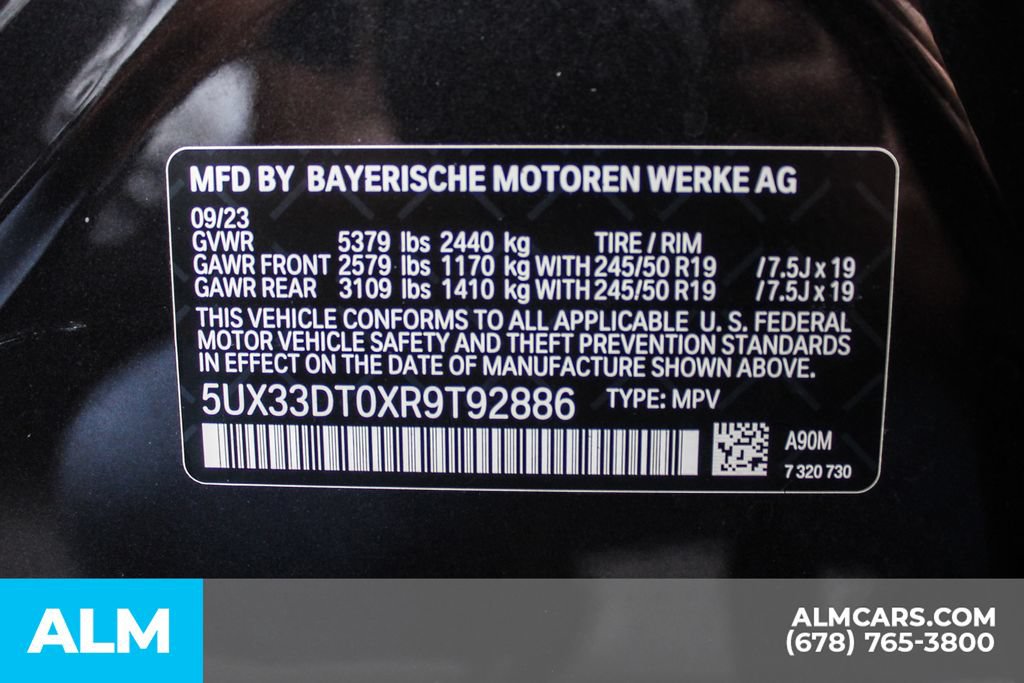 Used 2024 BMW X4 xDrive30i w/ Parking Assistance Package AWD/4WD image 40