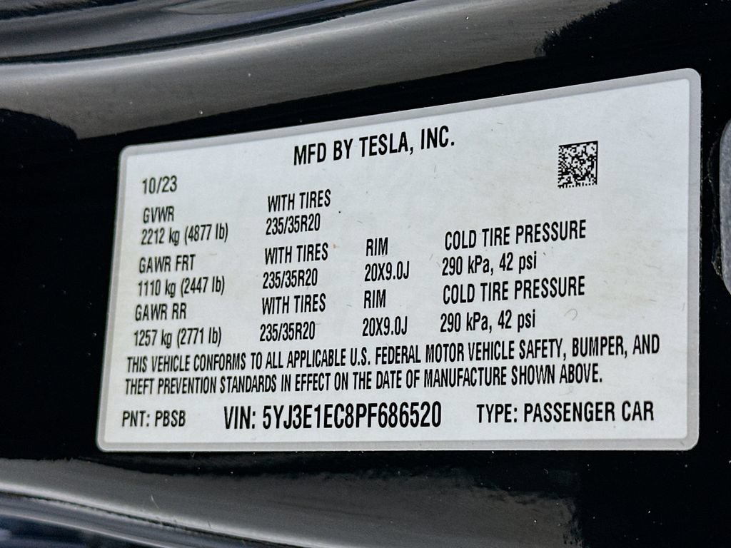 Used 2023 Tesla Model 3 Performance AWD/4WD image 36
