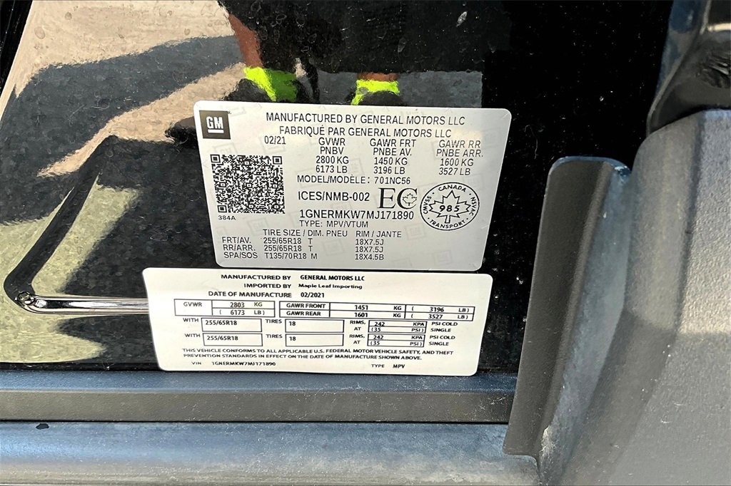 Used 2021 Chevrolet Traverse LT image 19