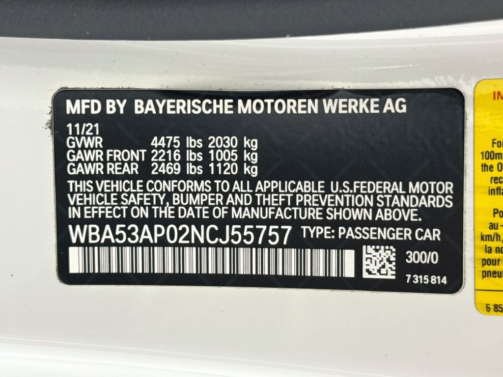 Used 2022 BMW 430i Coupe w/ Premium Package 2 RWD image 32