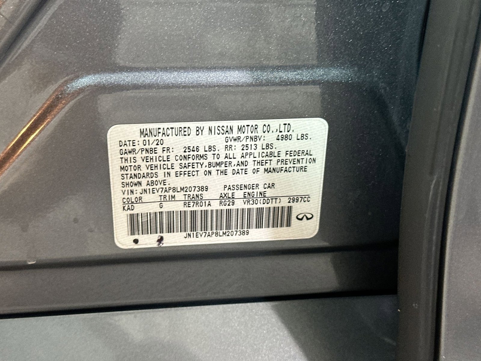 Used 2020 INFINITI Q50 Luxe image 38