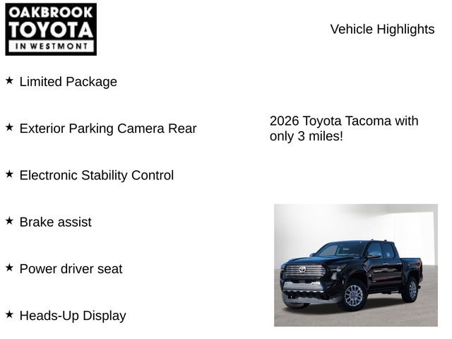New 2026 Toyota Tacoma Limited image 7