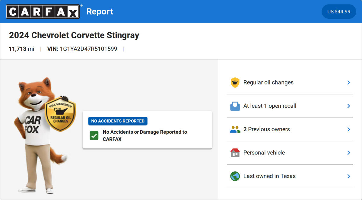 Used 2024 Chevrolet Corvette Stingray Coupe w/ 1LT image 6