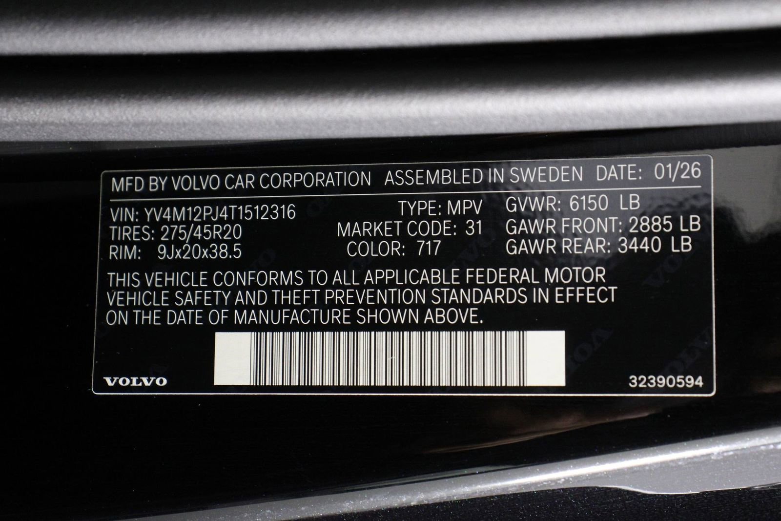 New 2026 Volvo XC90 B5 Core AWD/4WD image 17