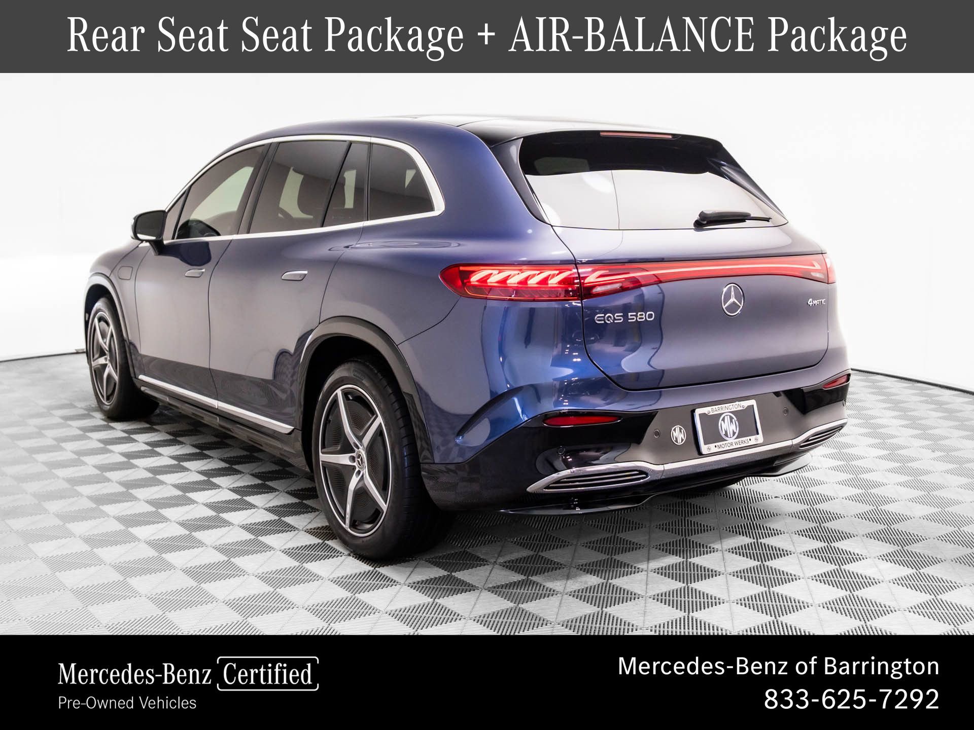 Certified 2023 Mercedes-Benz EQS 580 4MATIC SUV image 3