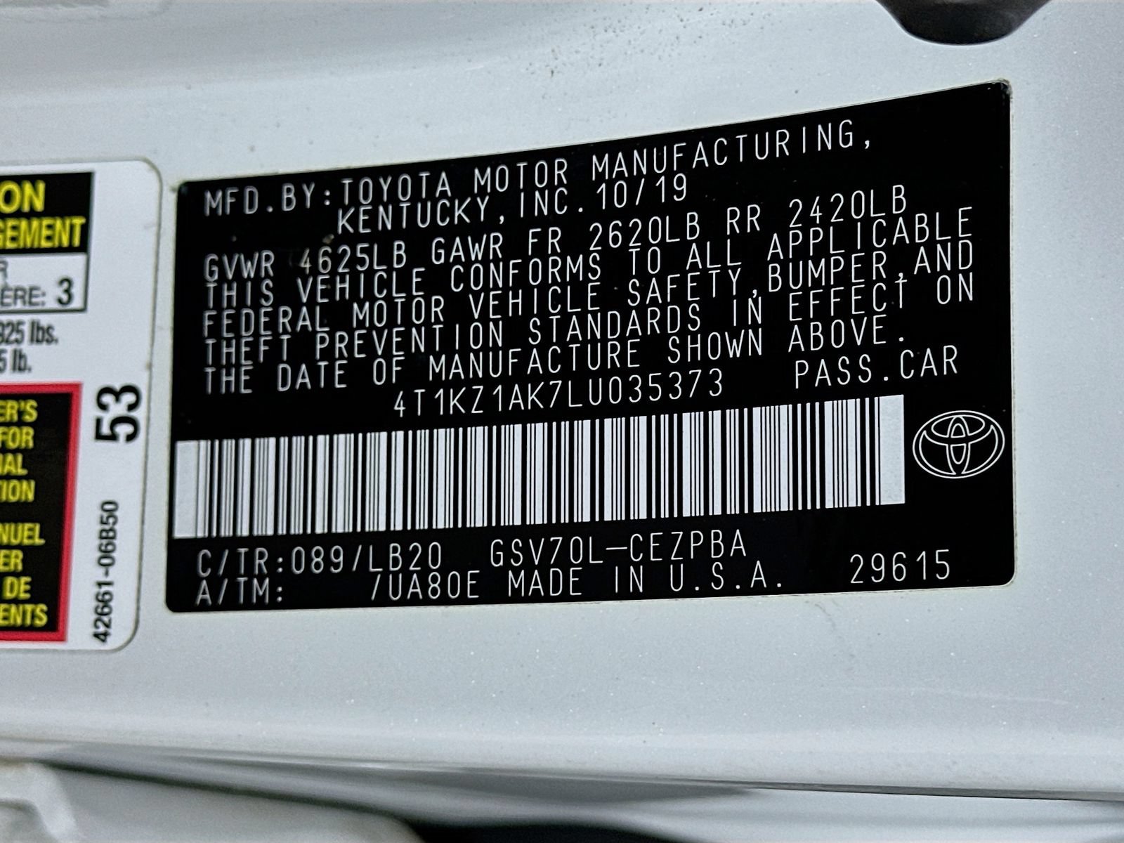 Used 2020 Toyota Camry XSE FWD image 45