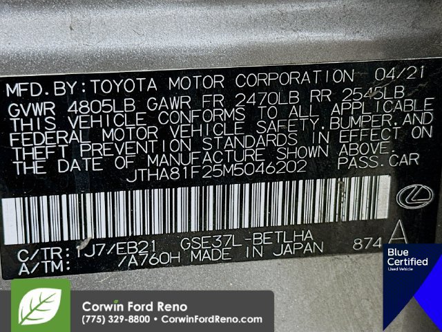 Used 2021 Lexus IS 300 AWD w/ Accessory Package 2 image 35