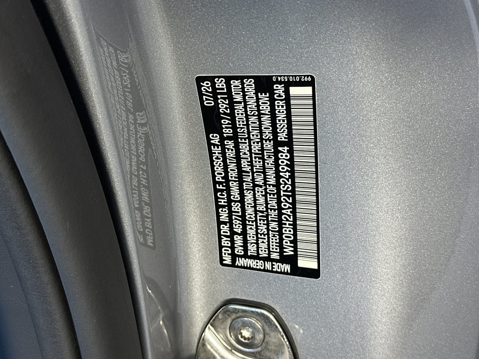 New 2026 Porsche 911 Targa 4S AWD/4WD image 32
