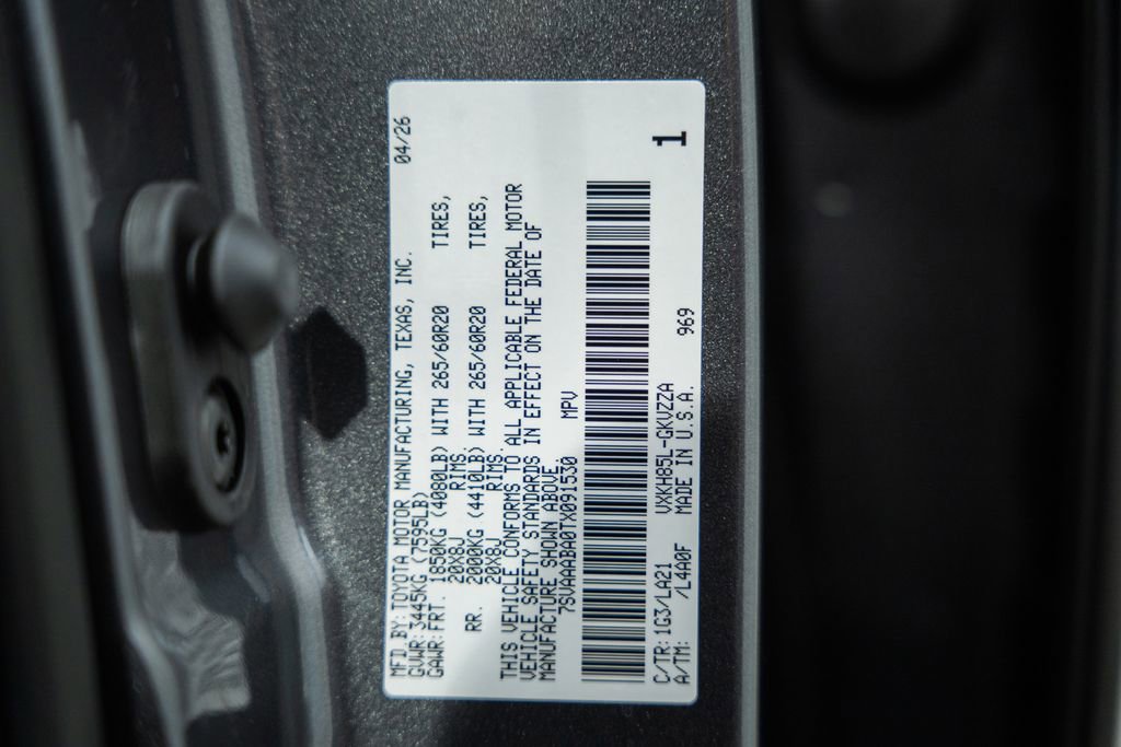 New 2026 Toyota Sequoia Platinum AWD/4WD image 53