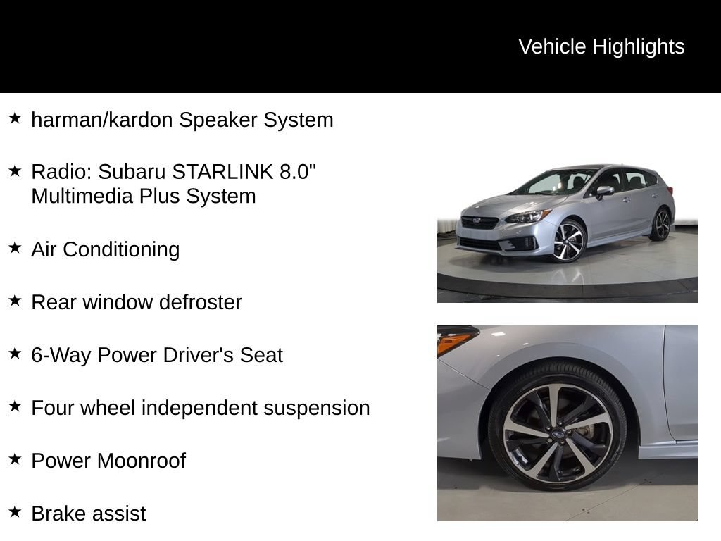 Used 2022 Subaru Impreza 2.0i Sport AWD/4WD image 13
