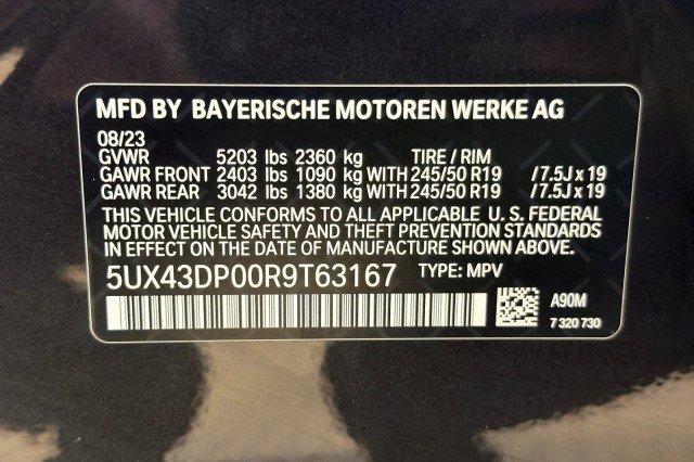 Used 2024 BMW X3 sDrive30i w/ Convenience Package RWD image 28